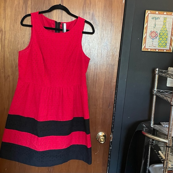 Kensie Dress Large red & black - Picture 8 of 9